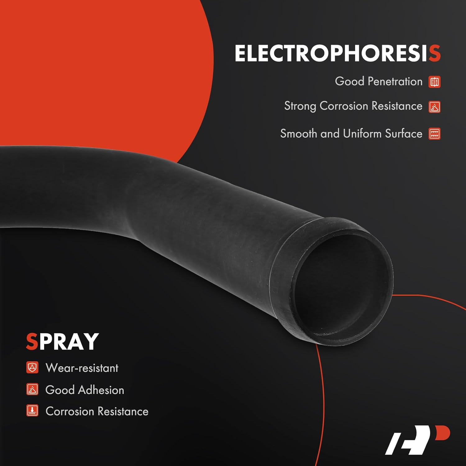 A-Premium Fuel Tank Filler Neck Pipe Hose Compatible with Chrysler Town & Country 2008-2010, Voyager 2008 & Dodge Grand Caravan 2008-2010 & Volkswagen Routan 2009-2011, Replace# 4880680AF