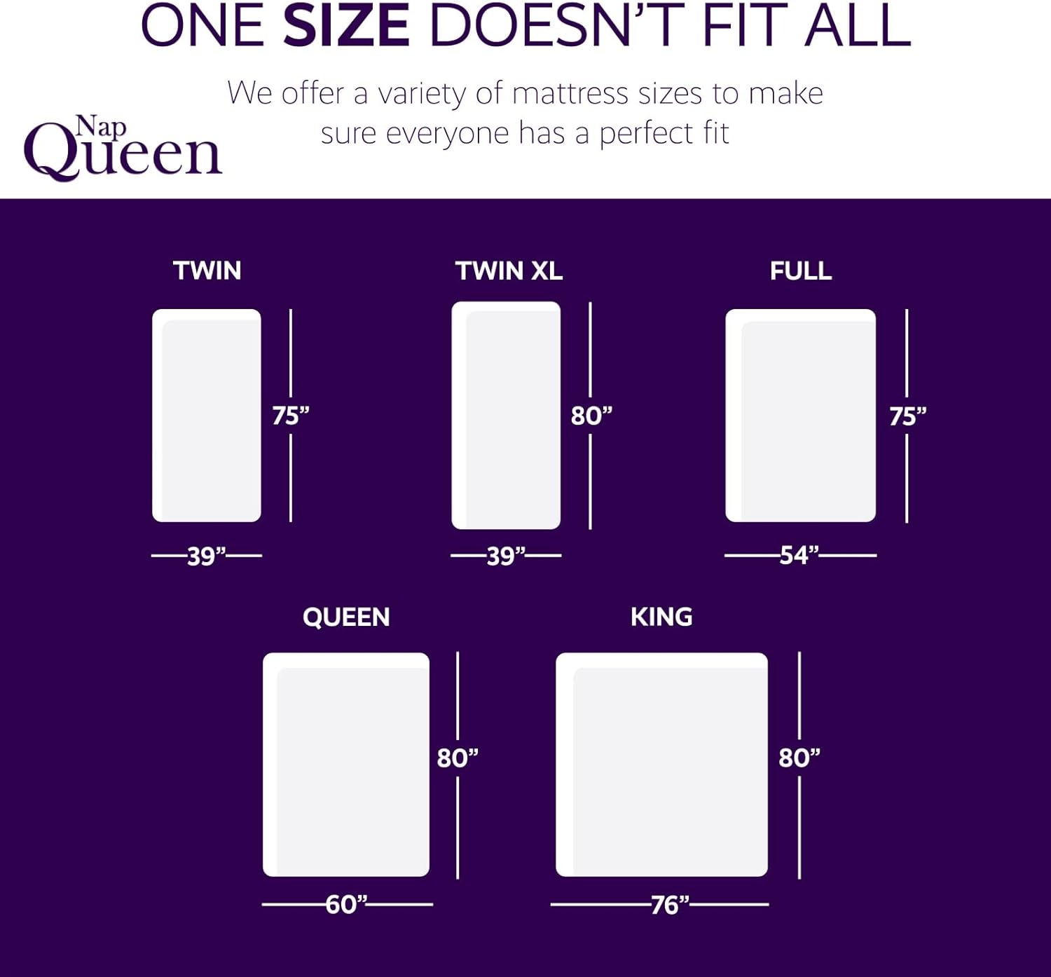 6 inch Twin XL Size Memory Foam Mattress