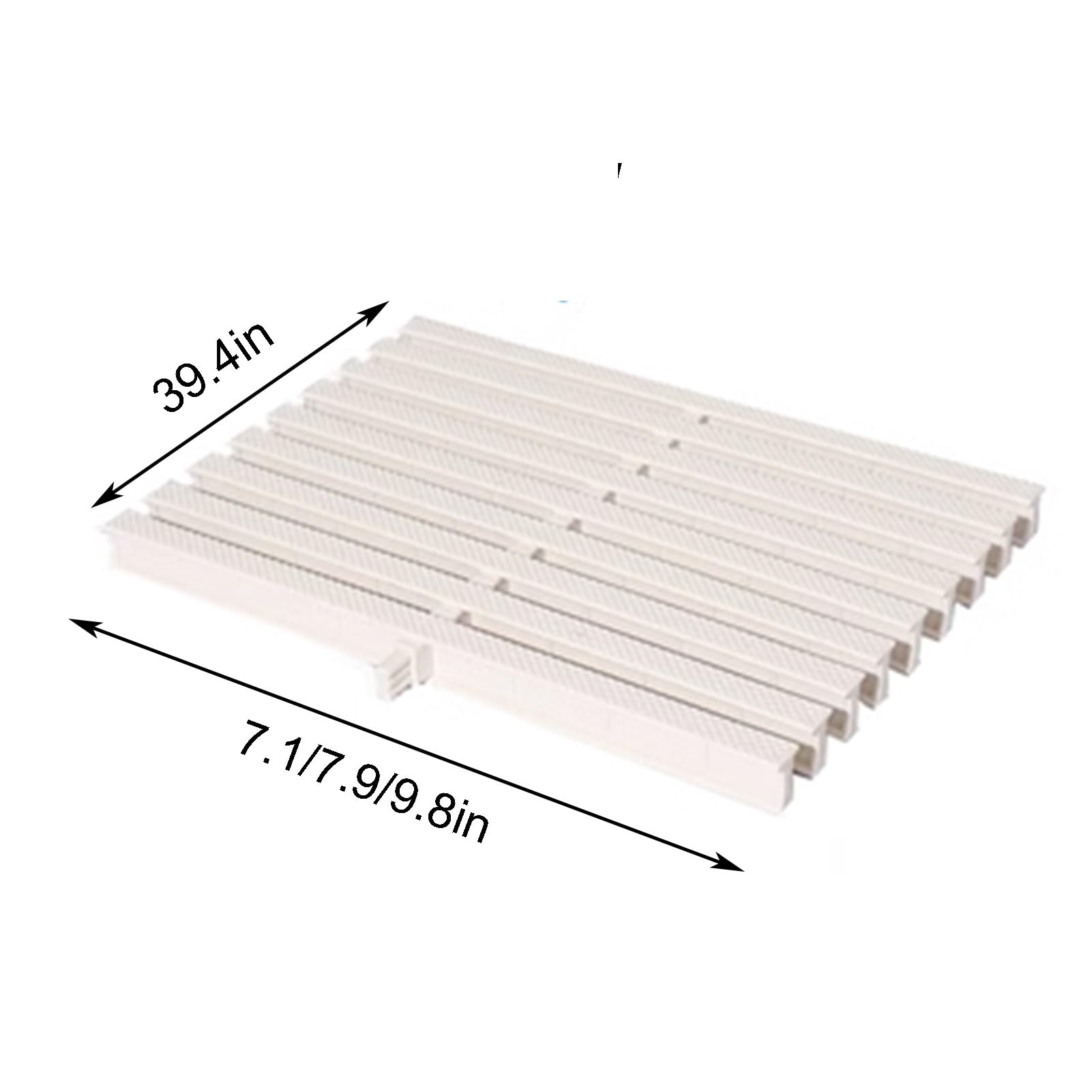 Griglie per Piscine, Copertura per griglia di Troppo Pieno per Il drenaggio della Piscina - Griglia di Scarico Bianca per Piscina, Diverse larghezze Disponibili, Confezione da 6 (7,1 Pollici