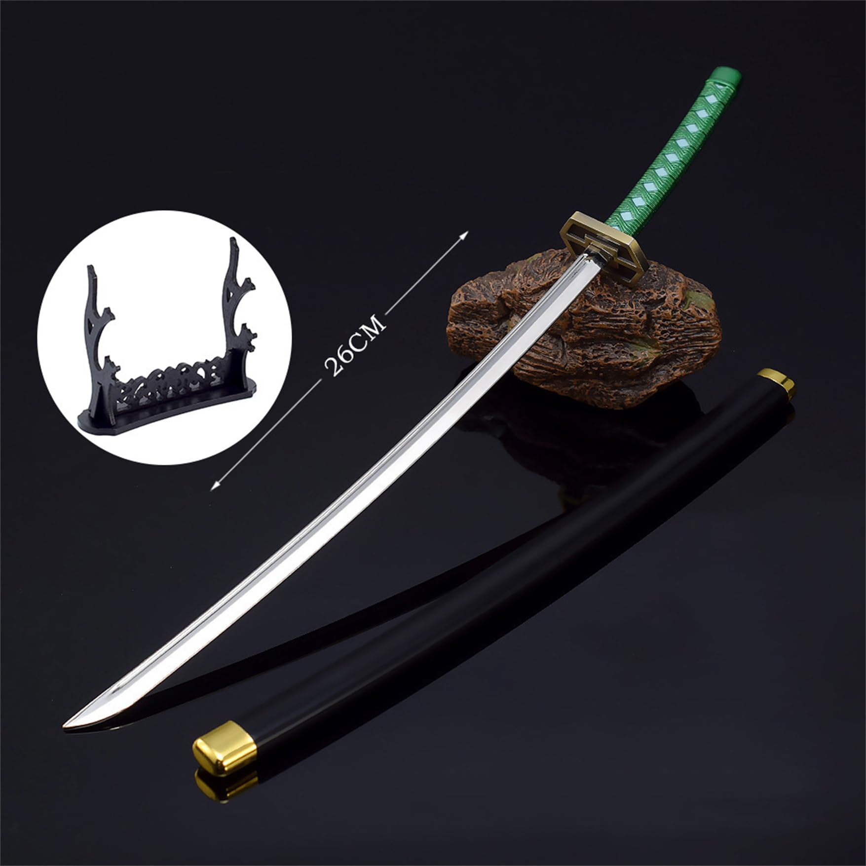 Amazon.co.jp: Luosyaer ミニチュア 斬魄刀 藍染惣右介 鏡花水月 26cm