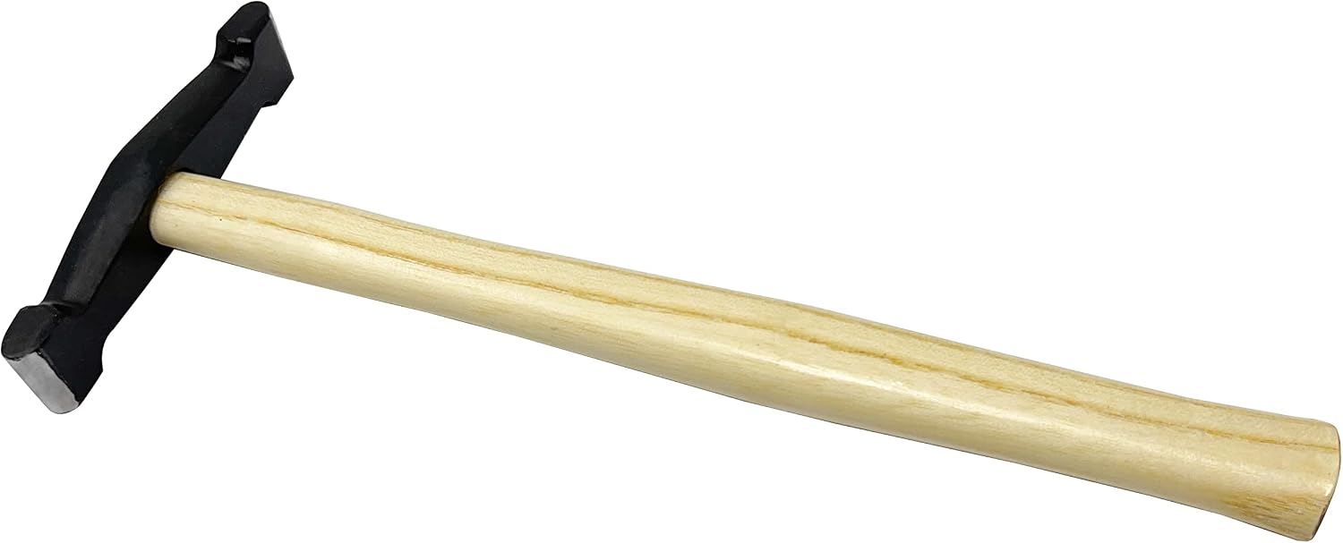 4-1/2" Small Rectangular Raising Hammer Round Face Tipped Repousse Jewelry Making Metal Forming Tool