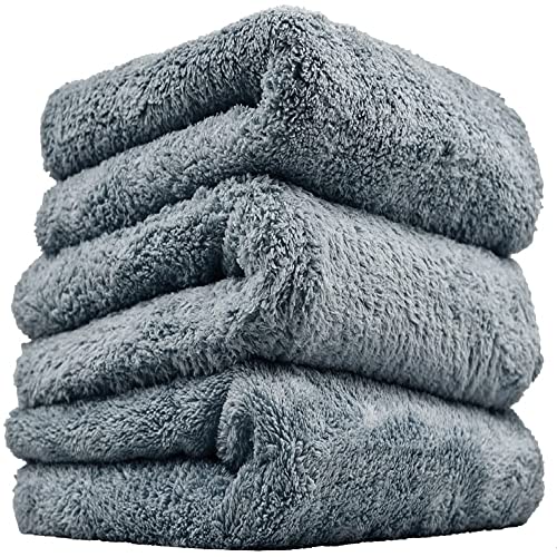 Image of Auto Hub 1000 GSM, Microfiber Double Layered Cloth 40x40 cm 3 Piece Cloth Set, Extra Thick Microfiber Cleaning Cloths Perfect for Bike, Auto, Cars Both Interior and Exterior (Assorted) Mix Color