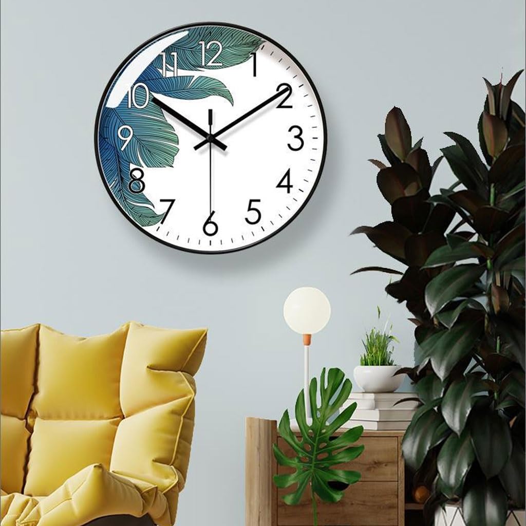 Orologio da parete Orologio da parete al quarzo silenzioso con secondi spazzati Orologio da parete semplice Orologio da parete semplice nordico Reloj De Pared(B)