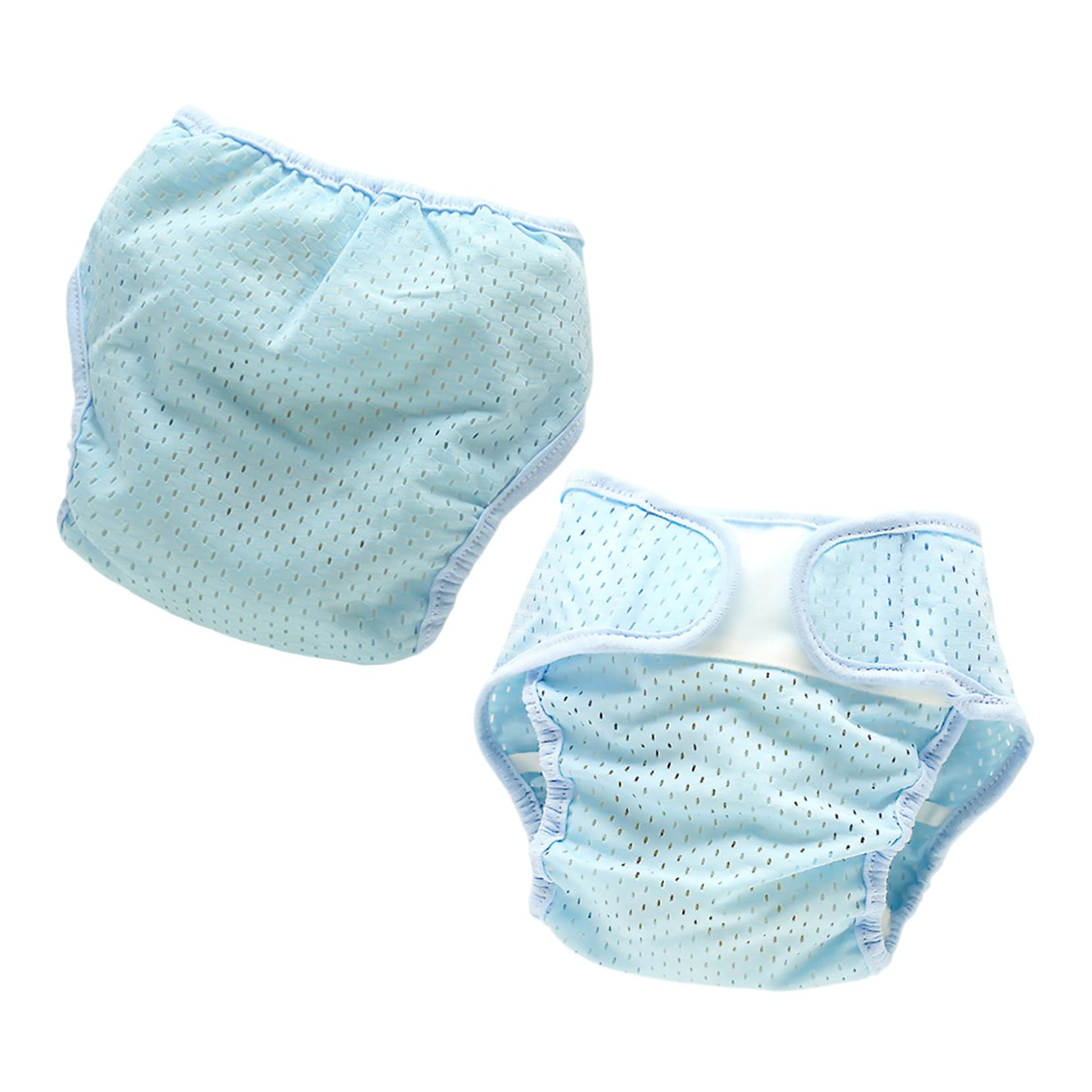 TOYANDONA 2pièces Couches Lavables Plates pour Garçon Fille Réutilisables Et Extensibles Maille Conçues pour Apprentissage Propreté