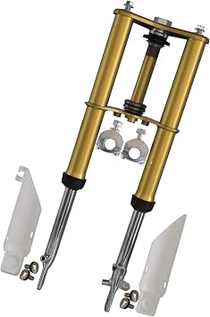 500mm Front Forks Suspension Shock Inverted Fork Assembly for 10" Drum brake Wheel CRF50 XR50 CRF XR 50 Coolster SSR Baja Pit Bike Dirt Bike Off-Road Motorcycle 50cc 70cc 110cc