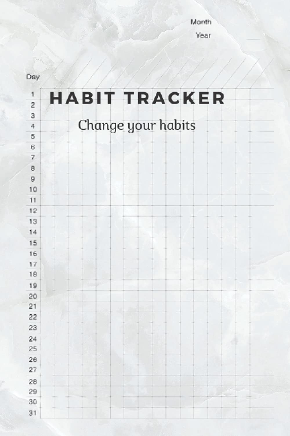 Habit Tracker: Simple Habit Tracking Goal Planner To Log Daily Actions, Build Healthy Routines, Achieve Goals and Live Your Best Life!