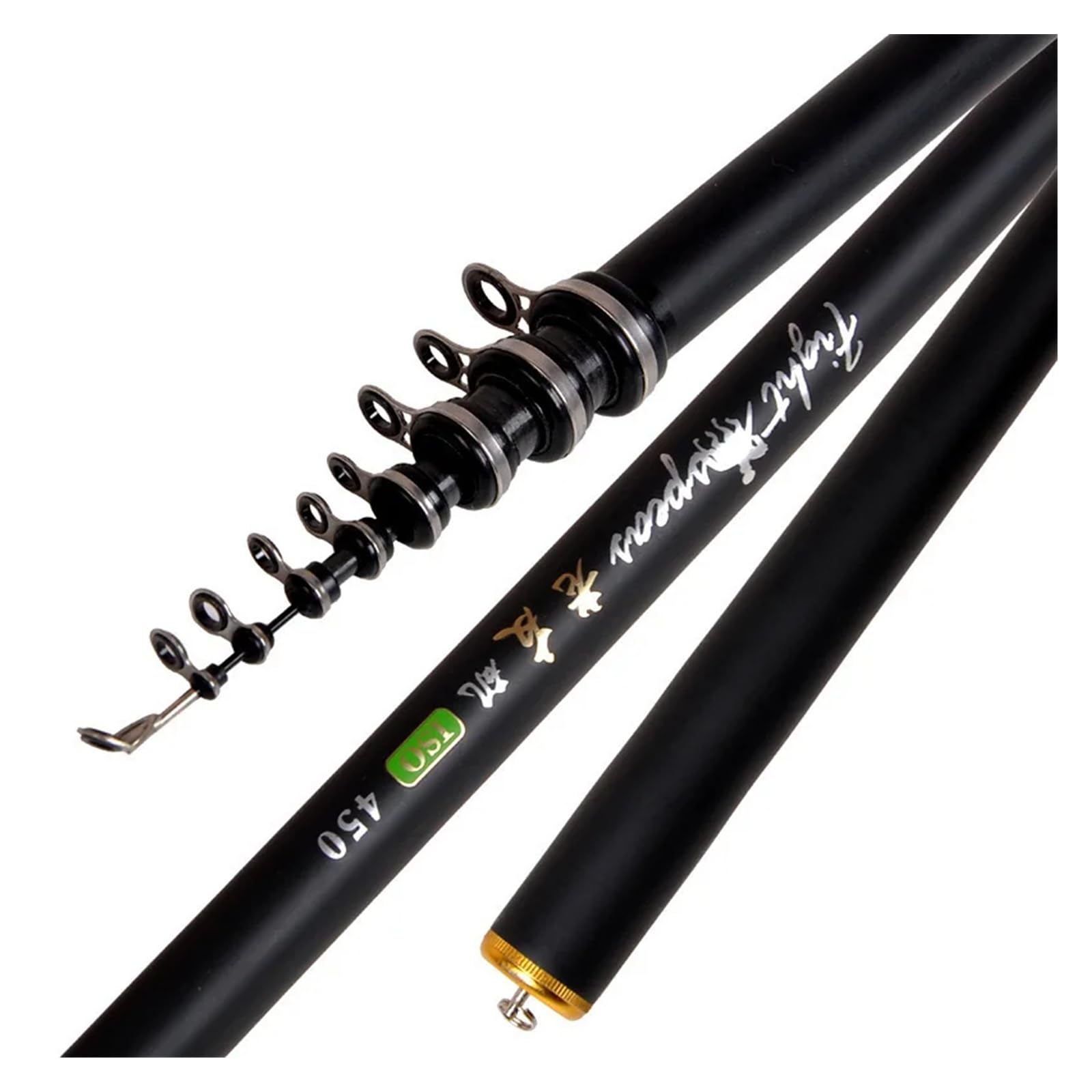 Carbon Faser Angelruten 2,4 m 3,0 m 3,6 m 4,5 m 5,30 m 6,0 m 7,2 m Meer Angelrute teleskop Angelrute(3.6 m)