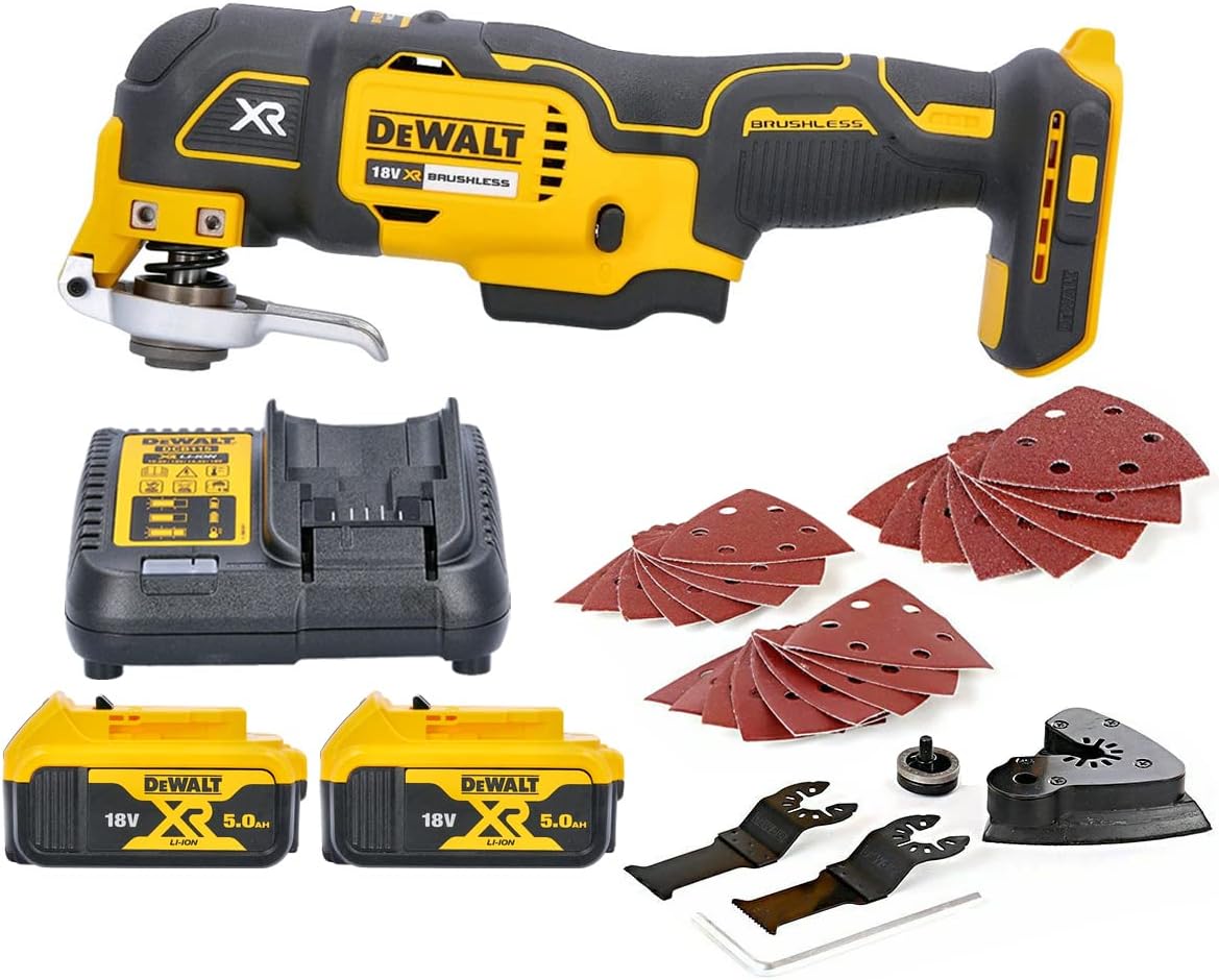 DEWALT DCS355N Oscillating MultiTool 18V liion Cordless Brushless 2 x