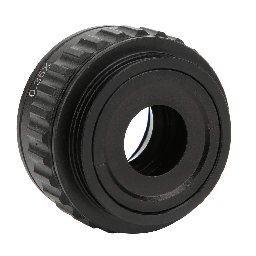 FTVOGUE Adattatore per Microscopio, 0,35x, Metallo, Nero