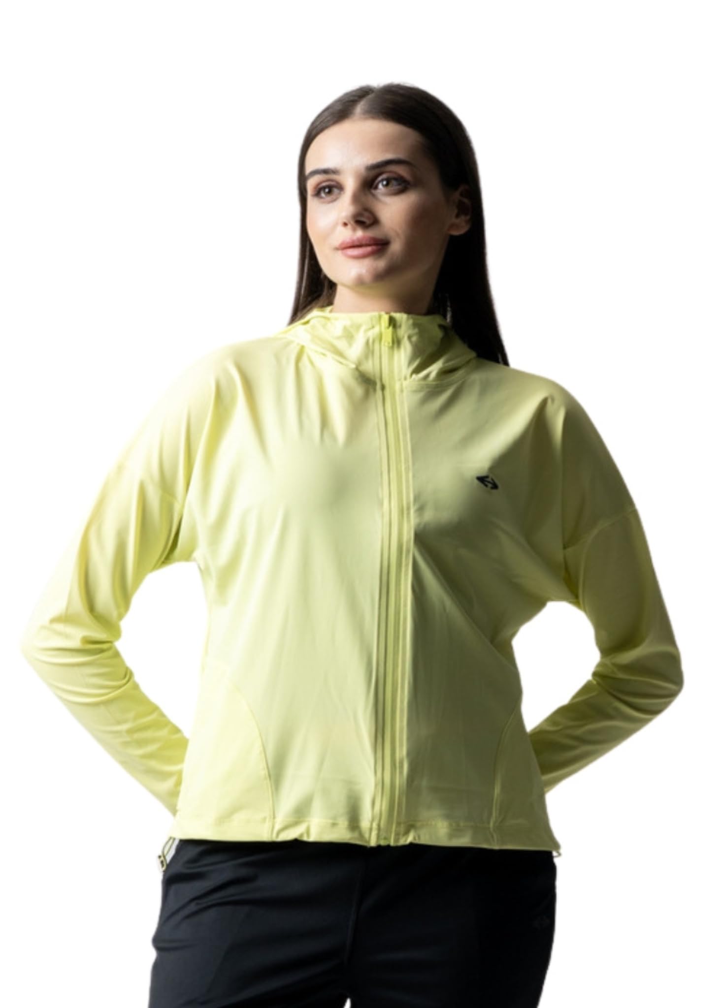ZipFlex Nylon Jacket for Women Winter Wear | Stylish, Breathable & Comfortable Windcheater for Gym Workout Sports | Lightweight Full Sleeve Ladies Jacket for Cold Weather and Casual Outings