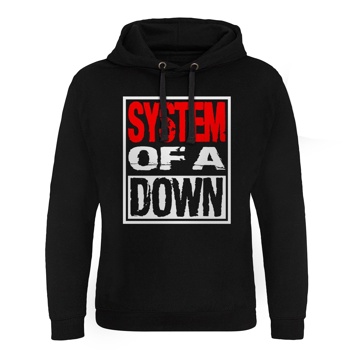 System Of A Down Officially Licensed Logo Epic Hoodie (Black), Large