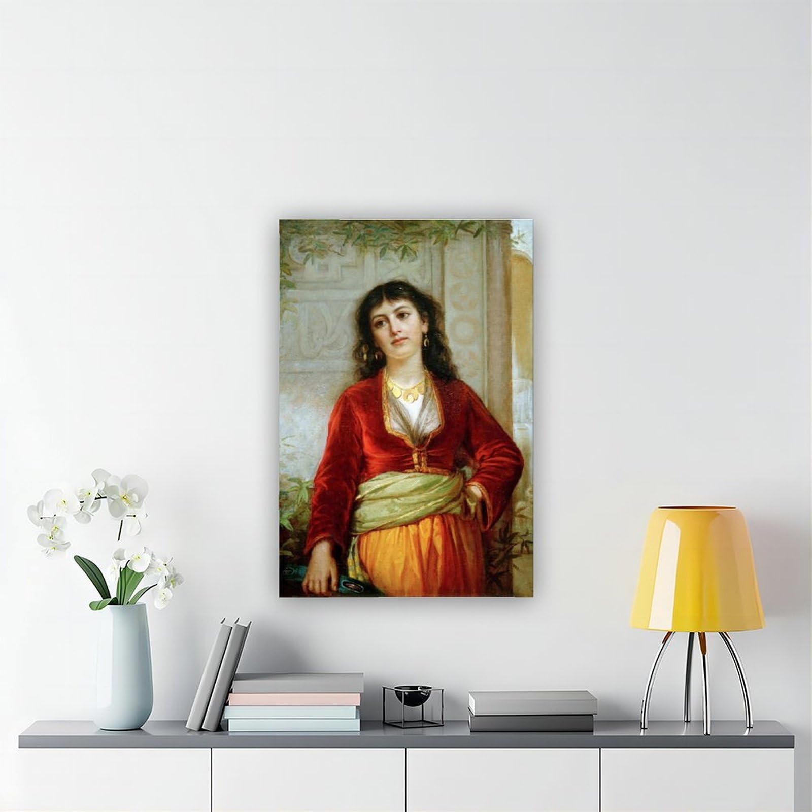 PIANK The Unwelcome Companion (A Street Scene in Cairo) di John William Waterhouse, poster da parete per camera da letto, ufficio, stanza, regalo, senza cornice, 61 x 91,4 cm
