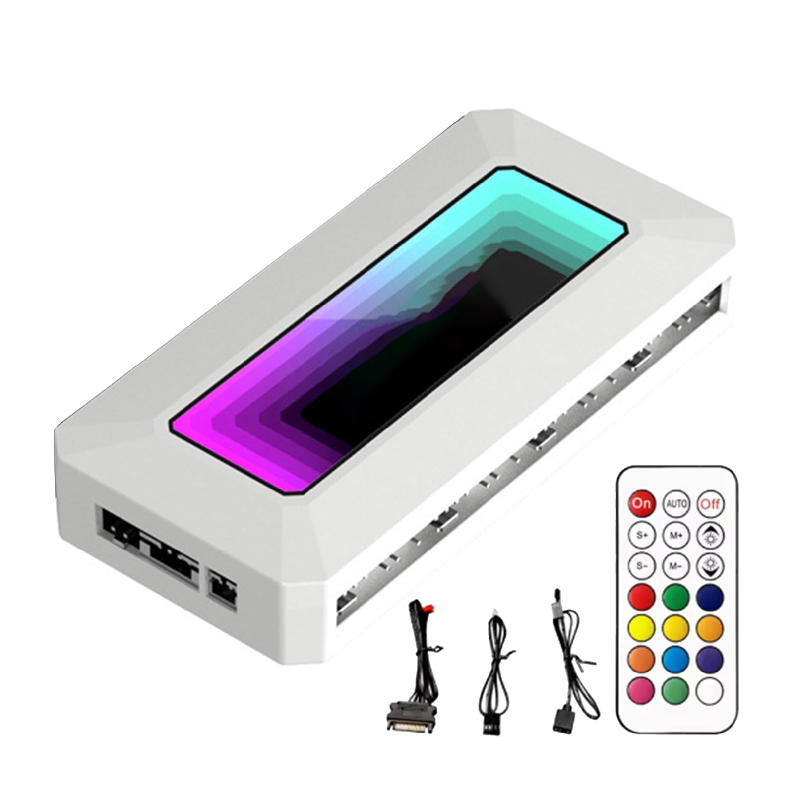 Controlador ARGB con control de temperatura inteligente PWM y 8 puertos
