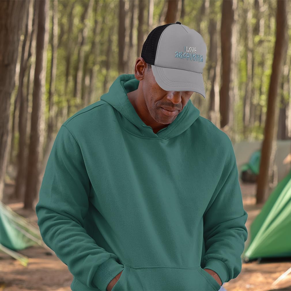 Corduroy Hat Mesh Cap Hat Cord Hat I Love Argentina Argentinian Buenos Aires Trucker Cap Hat Richardson - Image 3