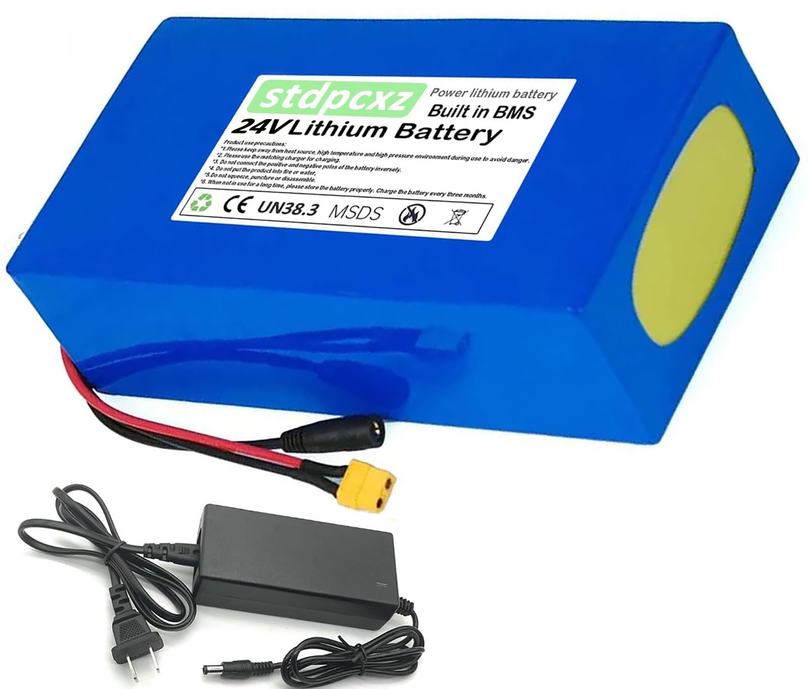 Batterie Vélo électrique 24V - Choix 10Ah, 13Ah, 15Ah Ou 20Ah, Li-ion Avec BMS, Pour Moteur 250W