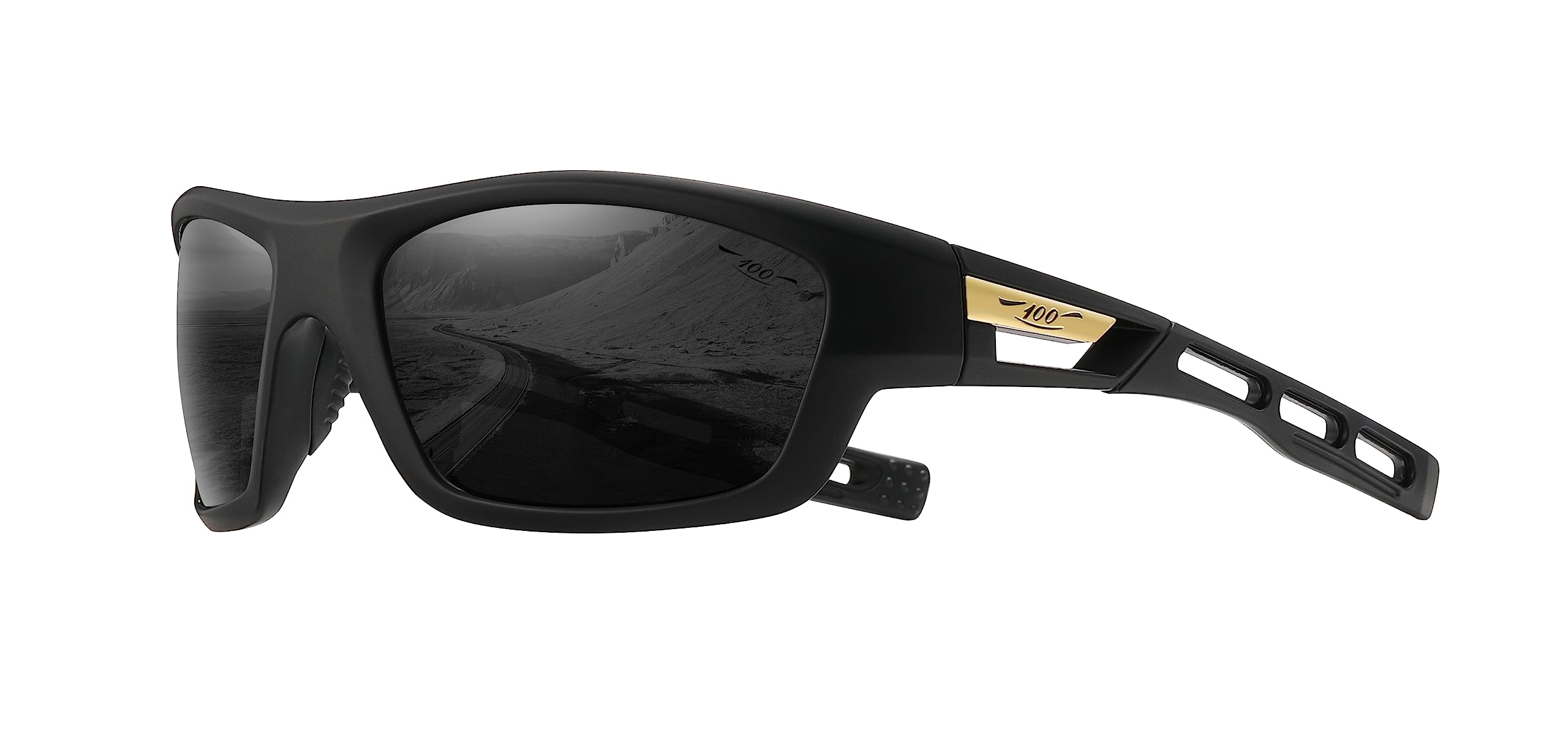 100 CLASSIC Polarized Sports Sunglasses for Men and Women TR90 UV 400 Protection FHD Lens Lightweight Durable 2978C1