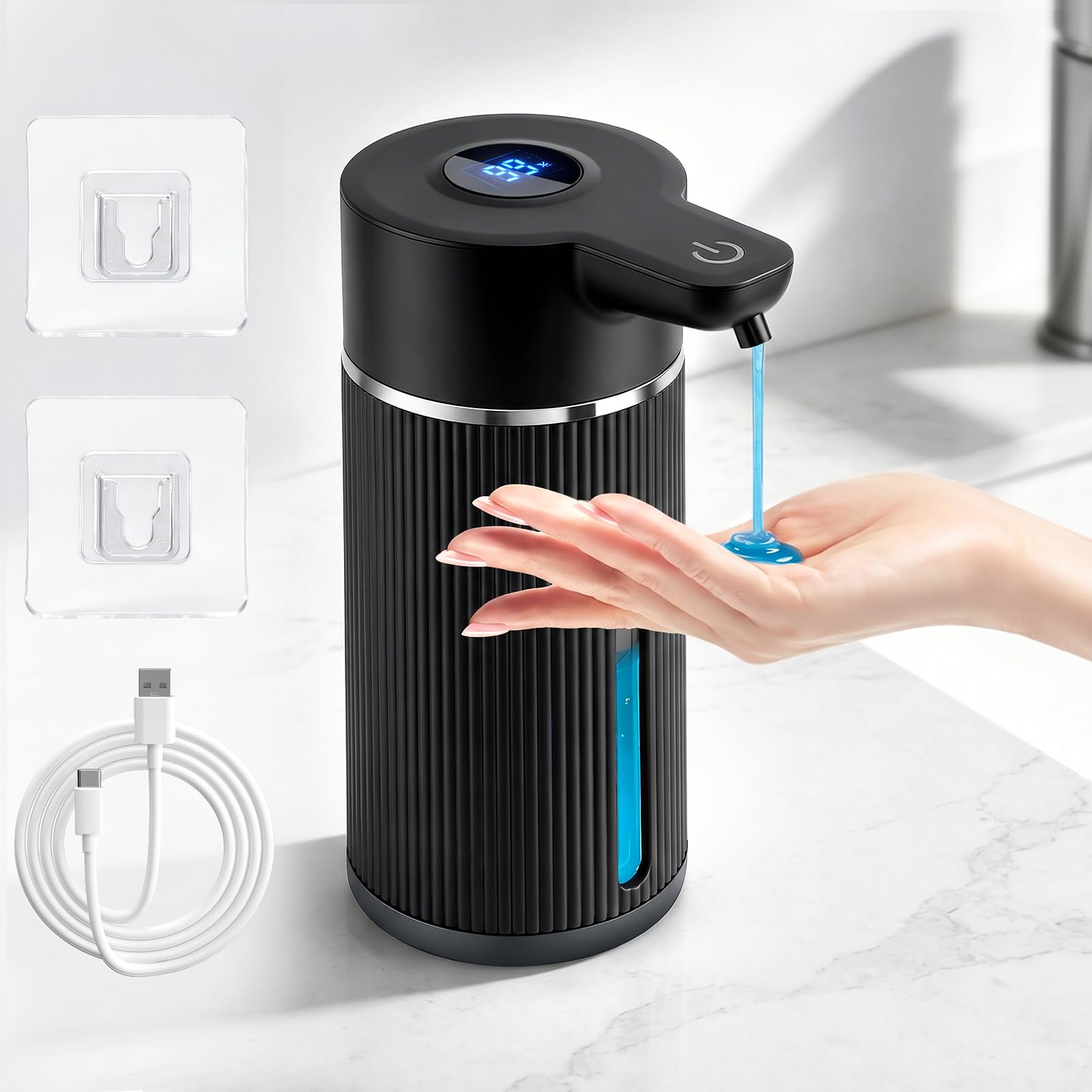 Automatic Soap Dispenser Touchless, 420ml Electric Sensor Soap Dispenser