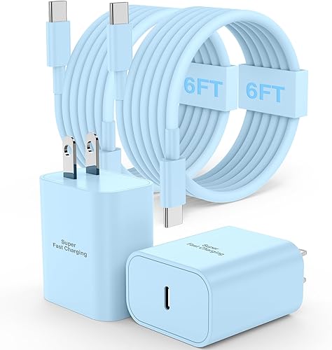 Miniatura 12 de Cargador súper rápido de 45 W tipo C, para Samsung Galaxy S25 S24 Bloque de carga con cable de carga tipo C de 10 pies para Samsung Galaxy S25+