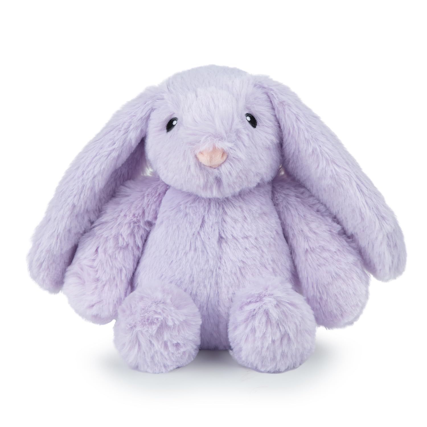 Best Pet Supplies Squeaky Dog Toys with Soft Durable Fabric for Small, Medium and Large Pets Interactive Toy for Indoor Play, Supports Active Biting and Play - Bunny (Purple), Small