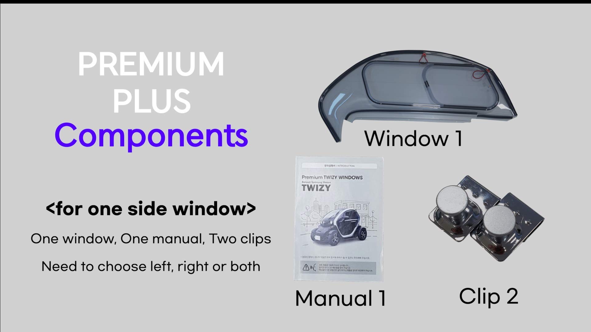 Twizy Premium Window Plus