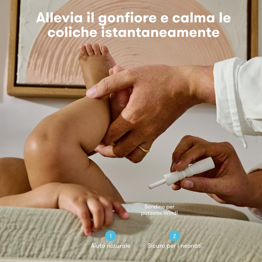 Frida Baby - Primo kit di cura per neonati: Include SnotSucker, Filtri igienici monouso, Windi, Snipper Clipper, Spazzola in silicone e lima curva
