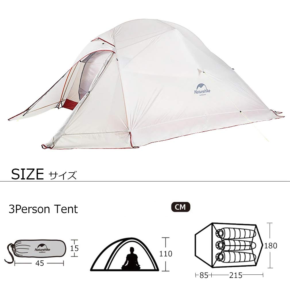 Amazon.co.jp: Naturehike ネイチャーハイク クラウドアップ 3