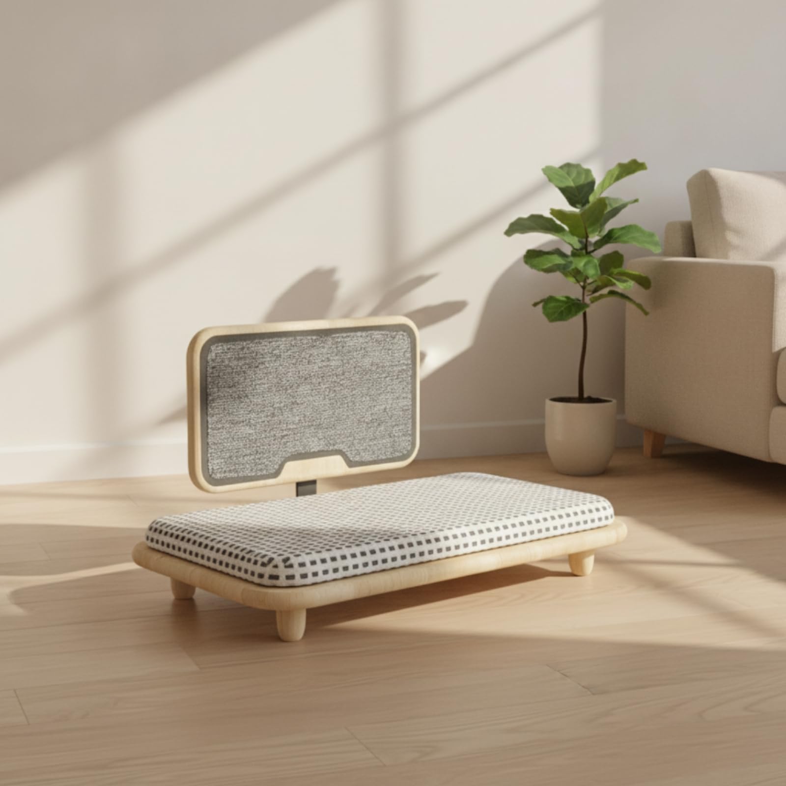 Cama con Rascador Compacta Mueble Resistente para s, Perros Pequeños, Dormitorio