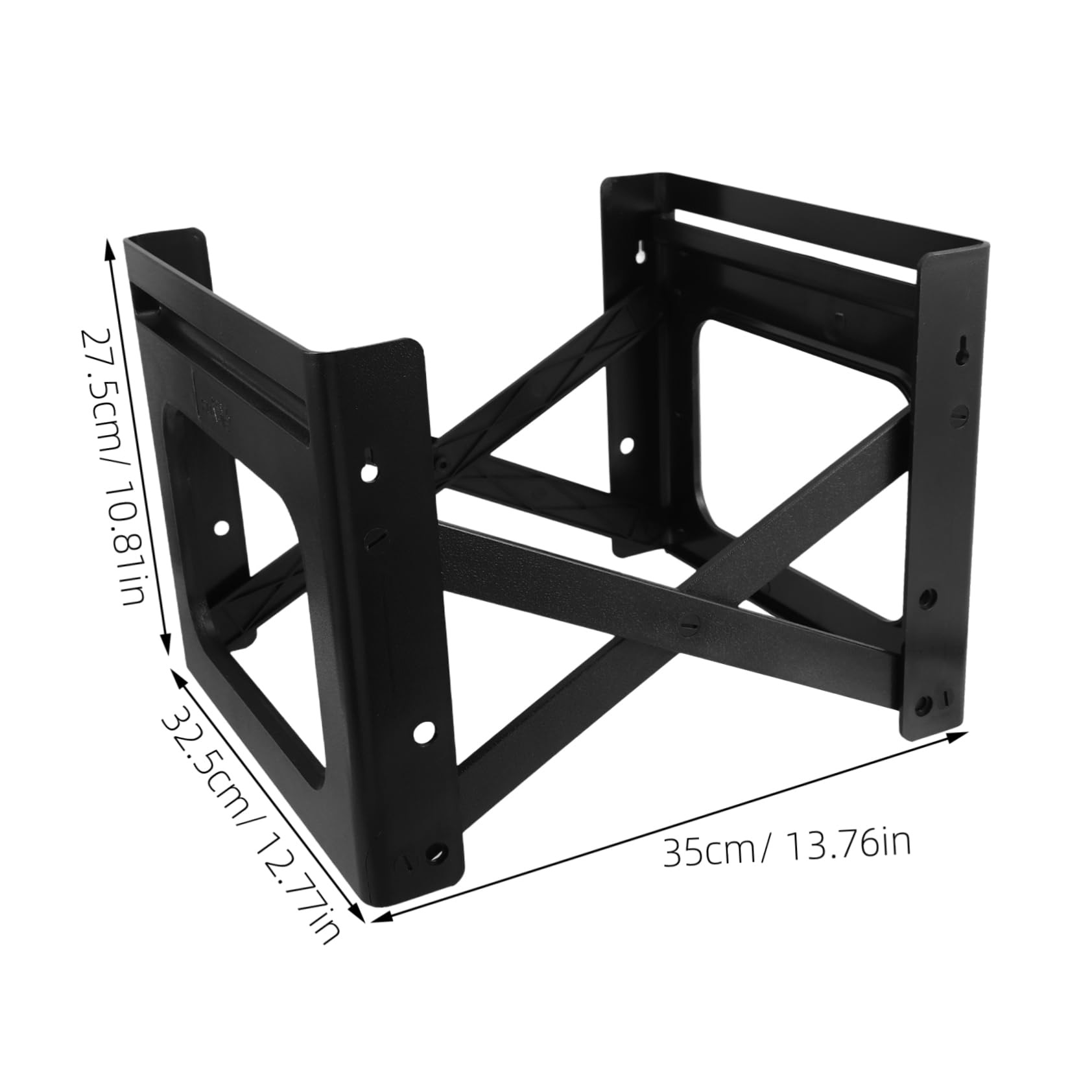 OSALADI Organizer Documenti Da Scrivania in Plastica Nero Contenitore Per Cartelle Sospese Regolabile Scaffale Da Ufficio Compatto e Resistente Per Spazi Classificati