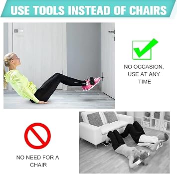 Nordic Hamstring Curl Strap Hamstring Curl Strap Nordic Hamstring Curl Portable Adjustable Home Workout Gear (Black)