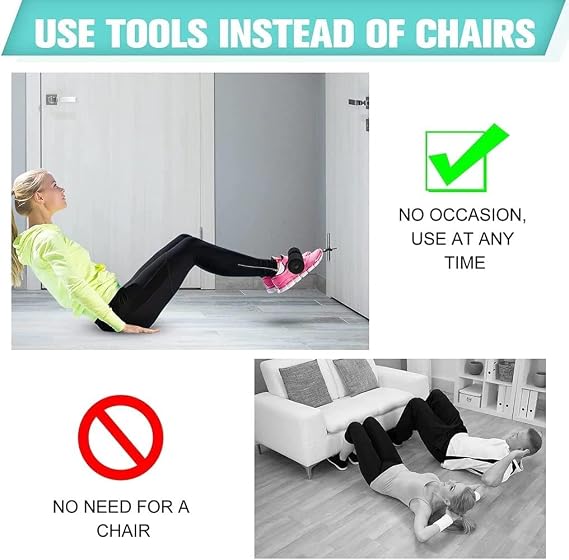Nordic Hamstring Curl Strap Hamstring Curl Strap Nordic Hamstring Curl Portable Adjustable Home Workout Gear (Black)