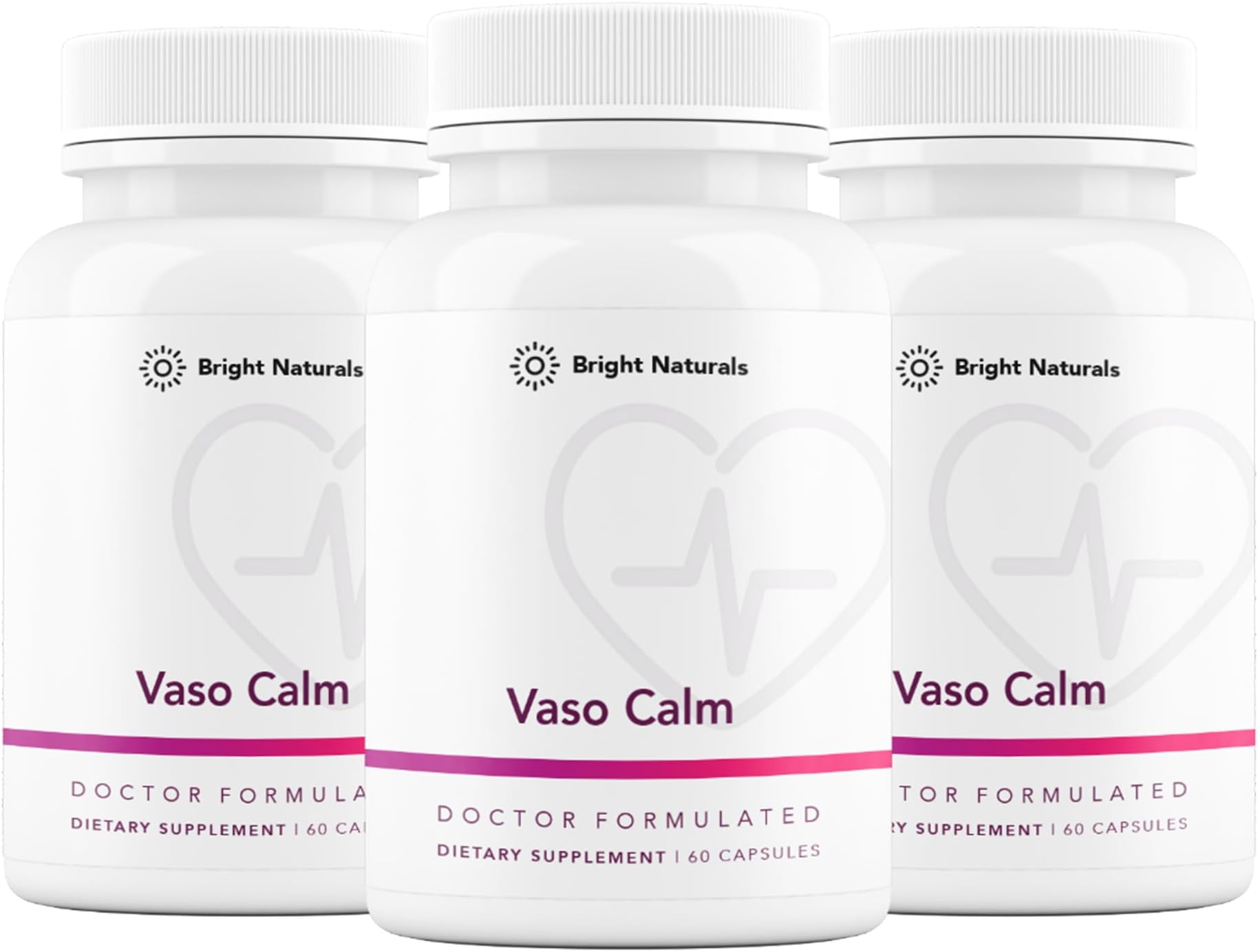 - Vaso Calm - Healthy Blood Balance Supplement - Features Fermented Garlic, Celery and Grape Seed Extract, Hibiscus, and Vitamin K2 - Made in the USA, 180 Capsules