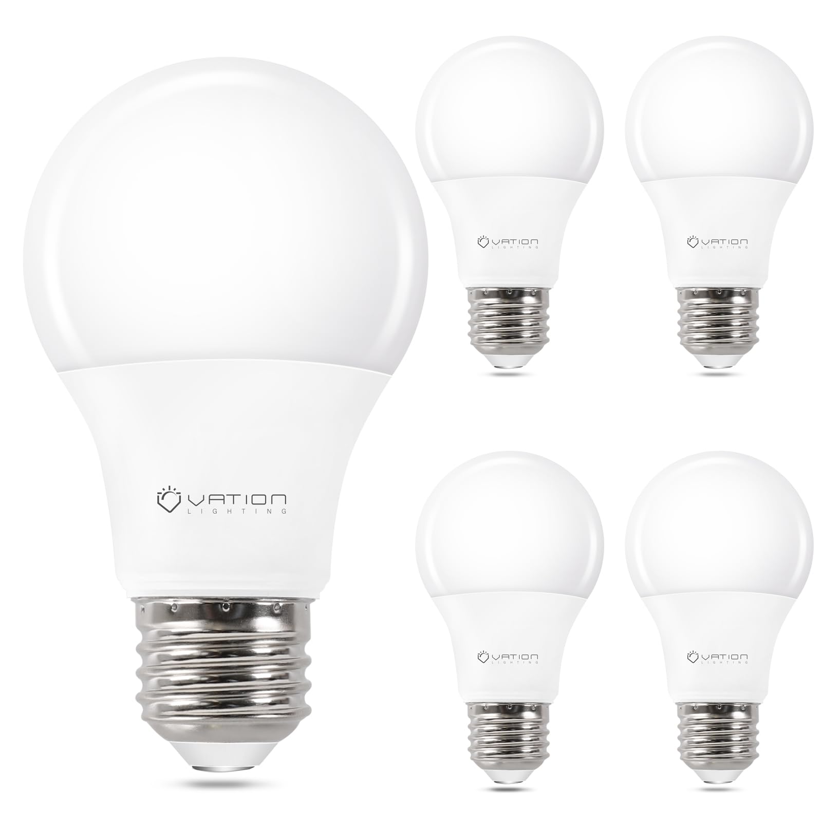 GE 4-Pack Frosted A19 Light Bulbs - 40 Watt, 120V, Standard Base (1000 Hour Life)