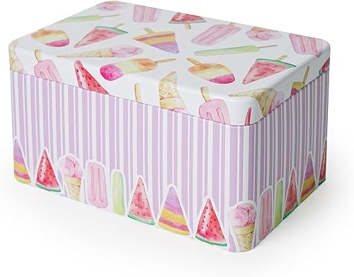 Miniatura 9 de DreamsEden Pequeñas Cajas Decorativas con Tapa - Caja de Almacenamiento de Lata, Recipiente para Tesoros, Recuerdos, Té para Niños, Niñas, Niños,