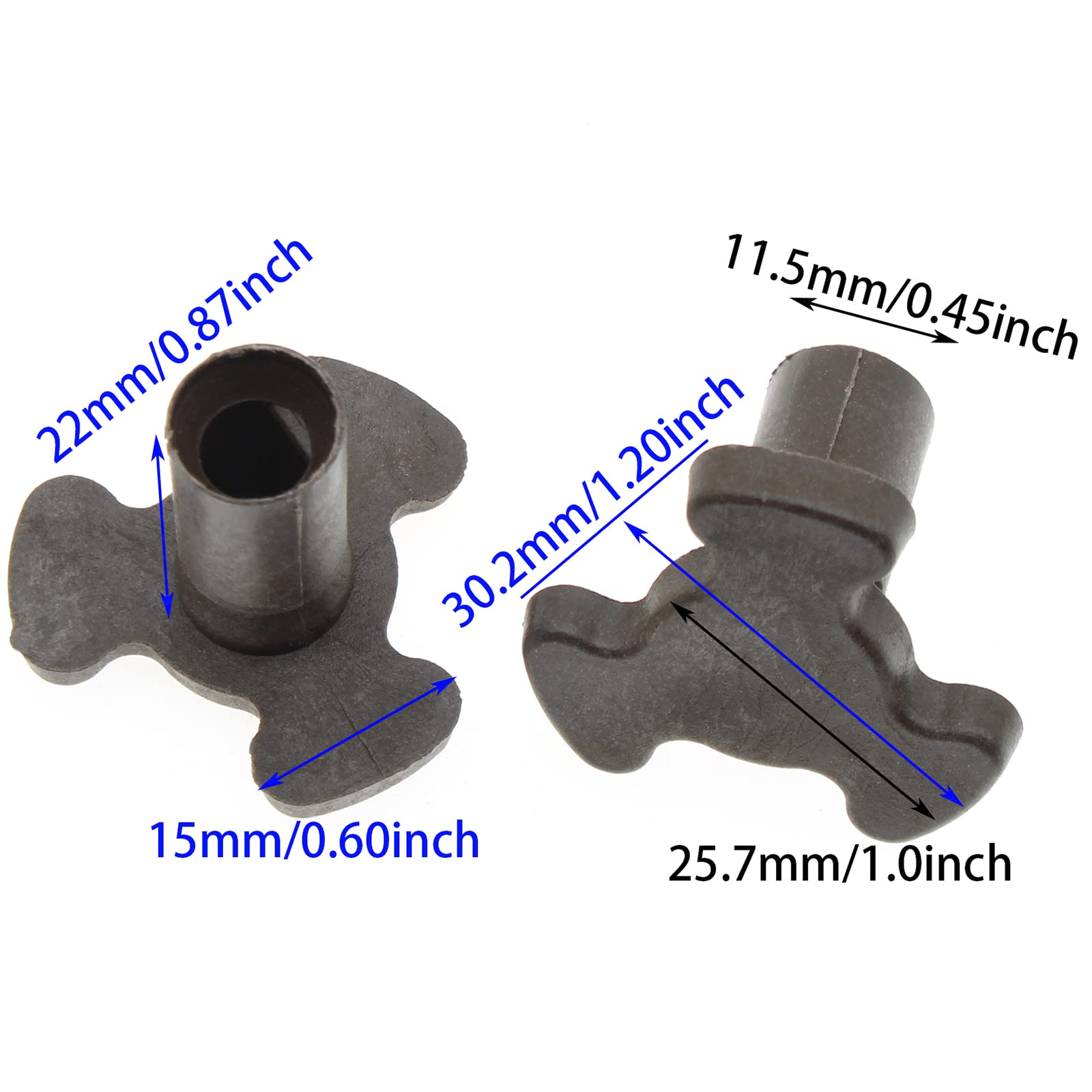 EMSea 5pcs Coupleur De Plateau Tournant Micro-ondes - Pièce De Rechange Universelle