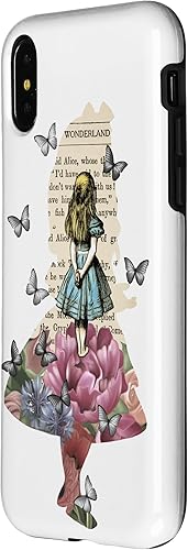Miniatura 8 de iPhone 13 Pro Max Alicia en el país de las maravillas Jardín mágico - Funda de libro vintage