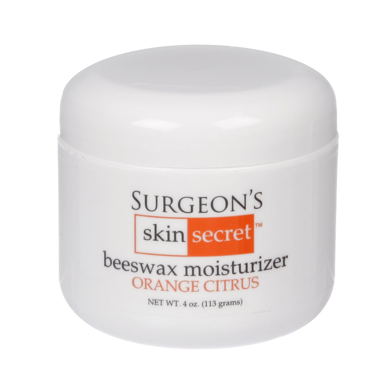 Surgeon's Skin SecretBeeswax Moisturizer 4oz. Jar - Orange Citrus