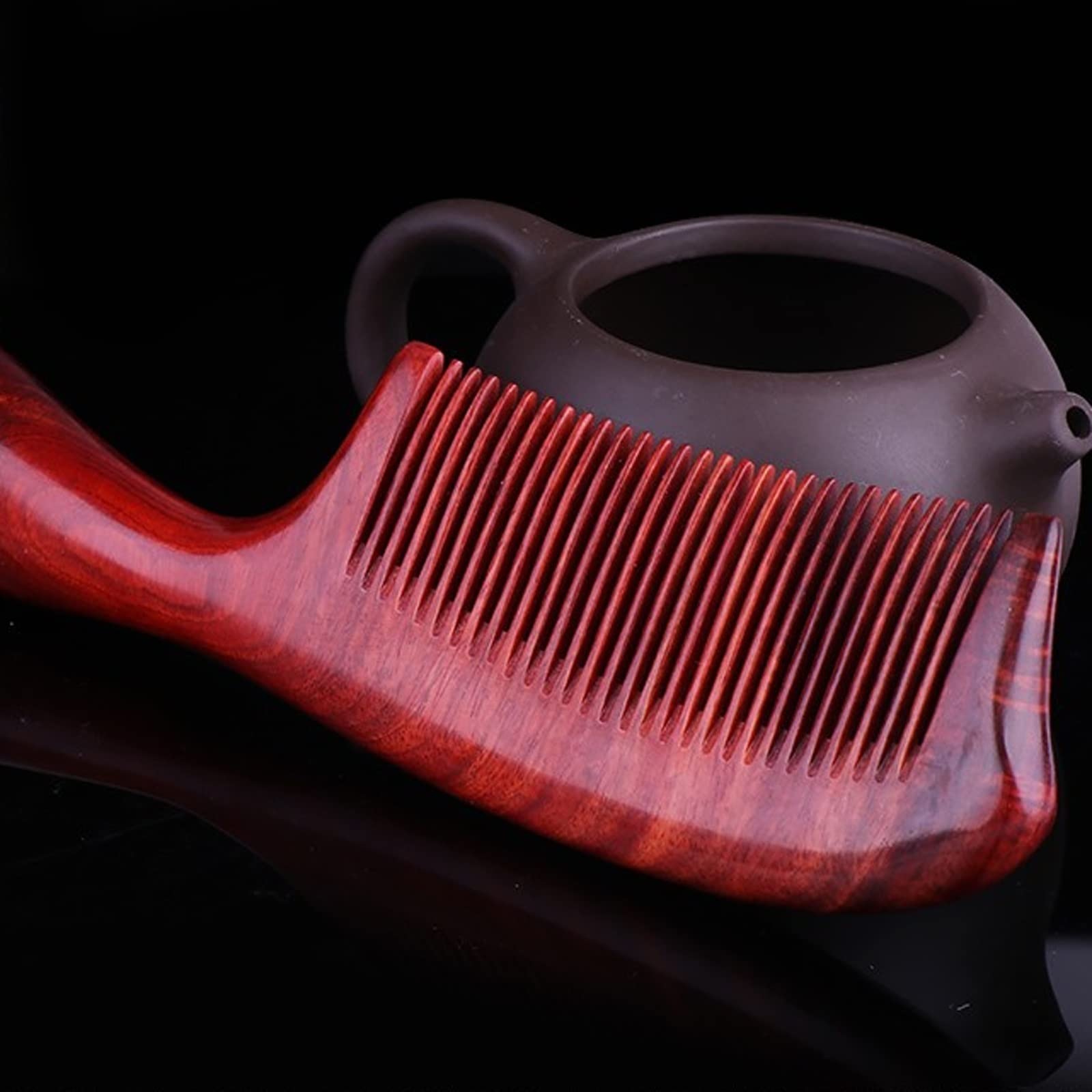 Pettine Pettine for Capelli Pettine in Legno Anti-statico Migliore Regalo di Vacanza Massaggio Pettine Pettine cosmetologia Forniture 18 cm for Uomini e Donne a casa Piastra per Capelli
