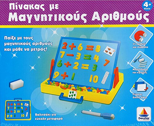 Tableau avec chiffres magnétiques de 45 pièces pour enfants