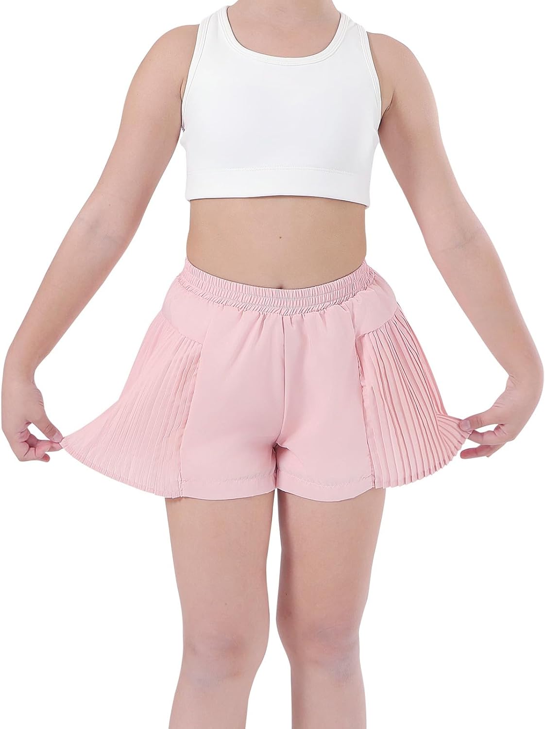 Pantaloncini Estivi Bambina - Cotone 100% Con Volant, Vita Alta - Foto 2