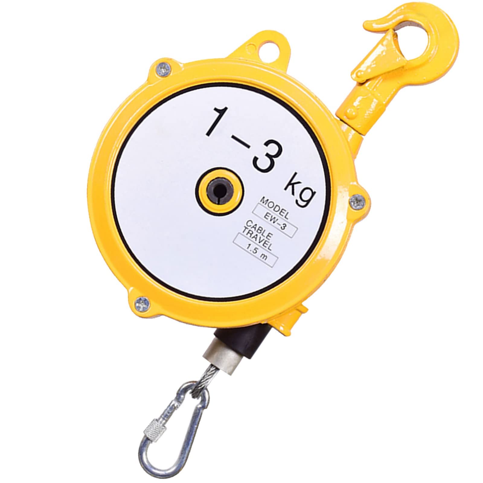 Spring Balancer, Spring Balancer Tool with Steel Wire Rope, Retractable, 1.5m, Multiple Sizes(1-3kg)