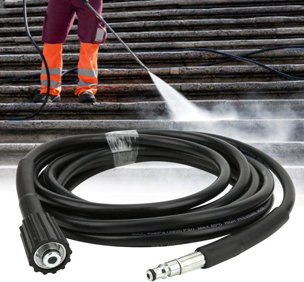 ANMSALES M22 X T1 5Mtr PVC Imported High Pressure Washer Hose For Car Washer. 5800Psi-image-13