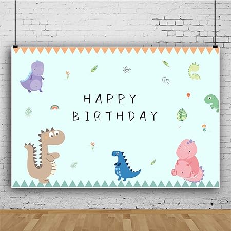 Amazon Co Jp Qinunipoto 背景布 子供 幼児撮影 背景 2 2x1 5m 誕生日 爆誕 Happy Birthday カートゥーン 可愛い 恐竜 写真撮影用 写真ブース撮影 人物撮影 子供写真 写真館 撮影スタジオ用 自宅用 パーティー ビニール製 装飾用 カスタマイズ可能 Electronics