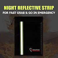 Vista 3 de ROLOWAY Bolsas de documentos ignífugas con tira reflectante y bolsas de dinero ignífugas con tira reflectante