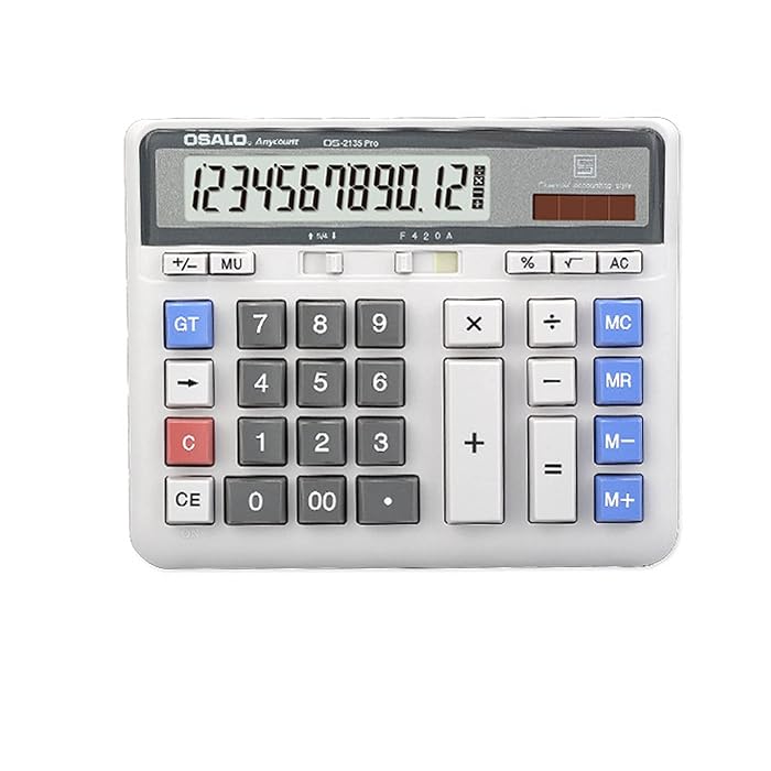 Buy Calculator,Basic Standard Desk Calculator,Smart Large Display
