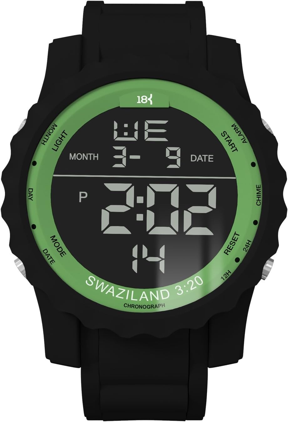 18k Watch Chronograph Mens Watch The "Swaziland"