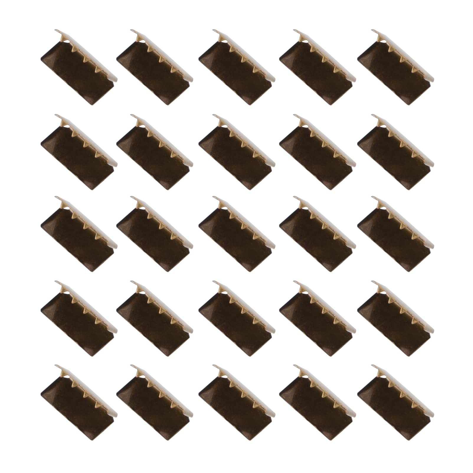 FRCOLOR Metal Buckle Bag Making Clips 20pcs Horse Mouth Clips Diy Handbag Accessories Ribbon Ends Clamps Fashion Waistband Clips