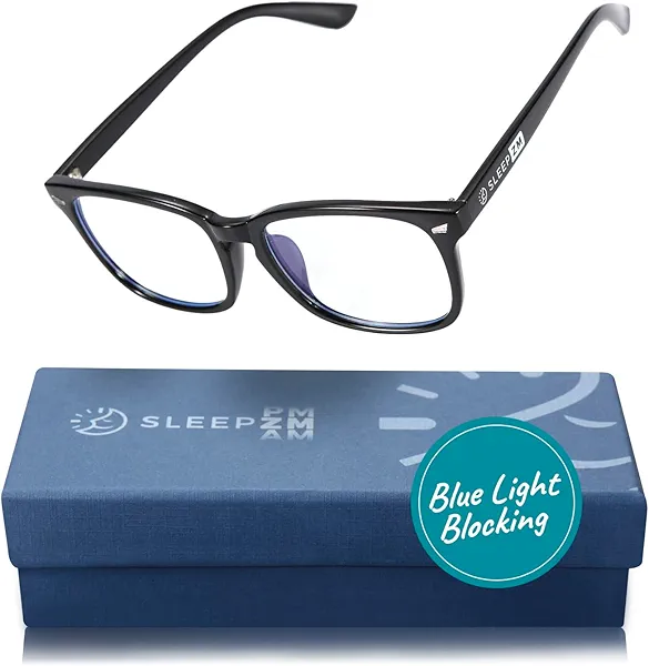 Sleep ZM Reading Glasses 1.0x, 1.5x, 2.0x, 2.5x, 3.0x Computer Clear + Max Protect Orange Lens to Help You Sleep + See Better