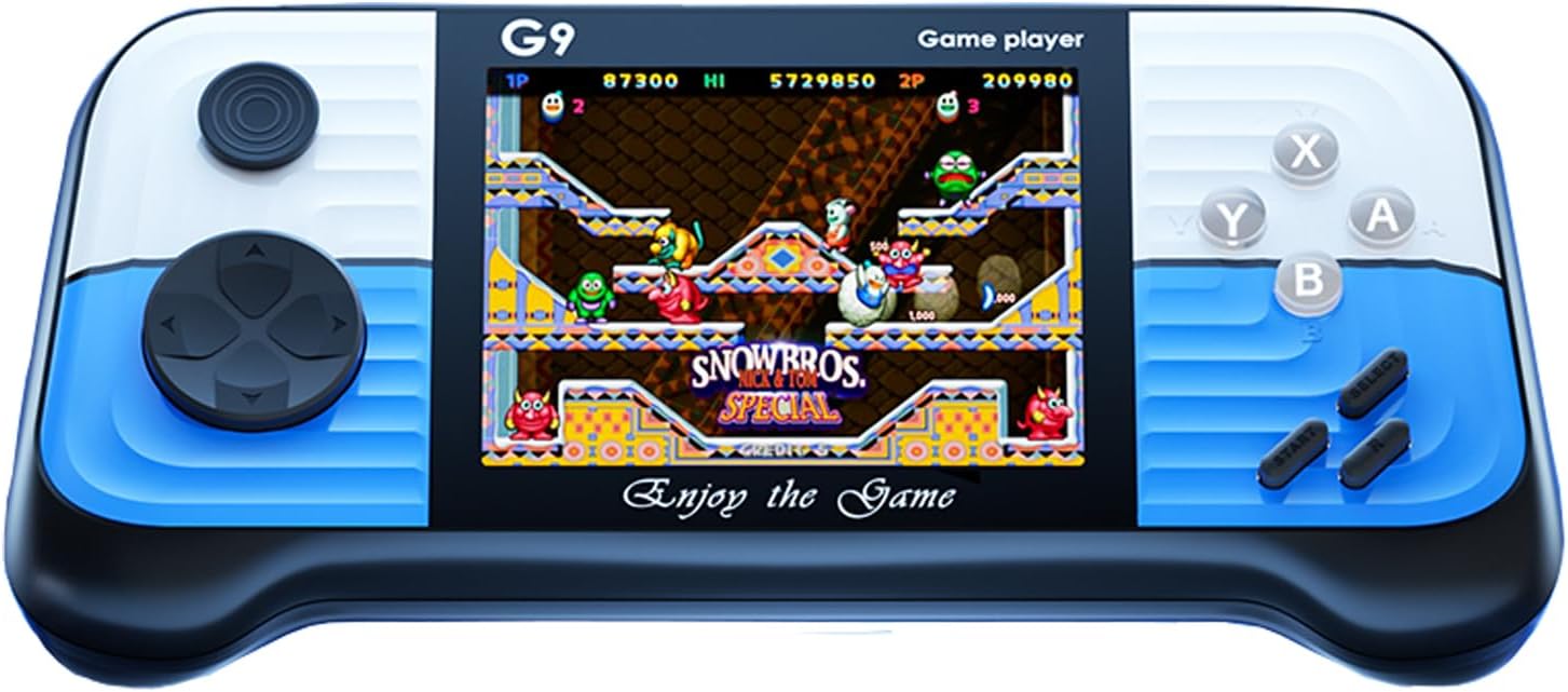 Retro Mini Video Games Portable Handheld Game，Handheld Game Console with Classical FC Games 3.0" Color Screen，Birthday for Boys Girls and Adults (Blue)