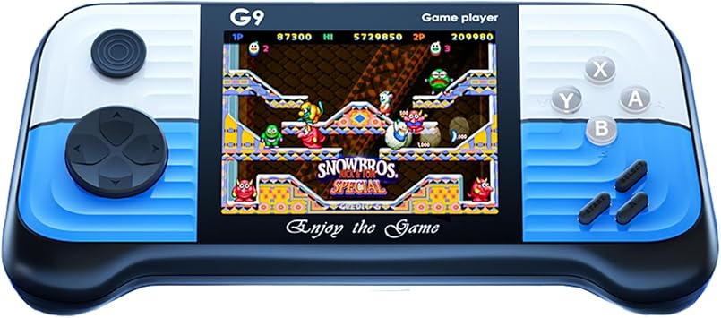 Retro Mini Video Games Portable Handheld Game,Handheld Game Console with Classical FC Games 3.0" Color Screen,Birthday for Boys Girls and Adults Blue