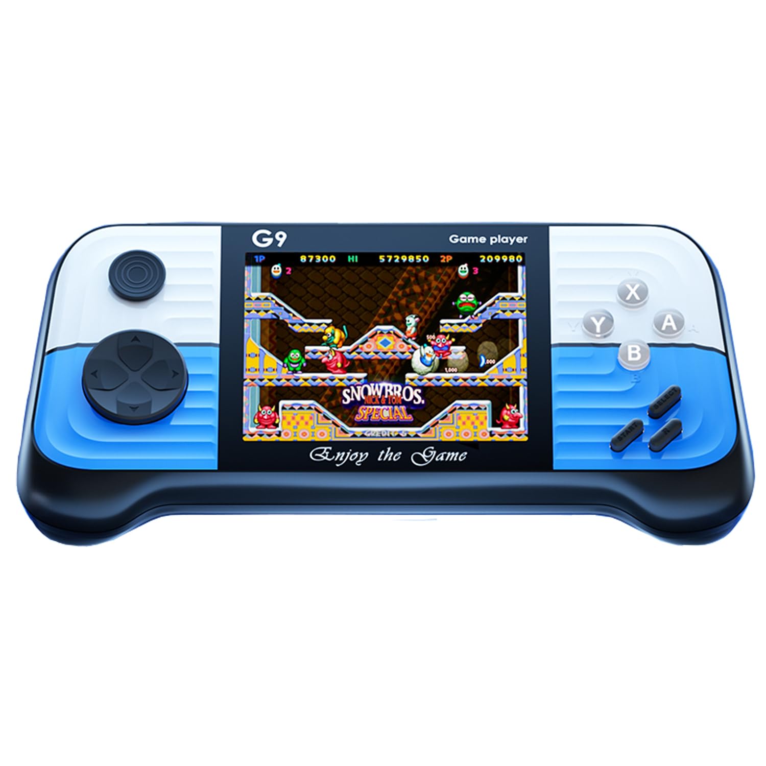 Retro Mini Video Games Portable Handheld Games，Handheld Game Console with Classical FC Games 3.0" Color Screen，Birthday for Boys Girls and Adults (Blue)
